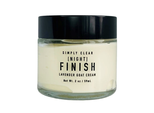Simply Clear Night Finish Lavender Goat Cream