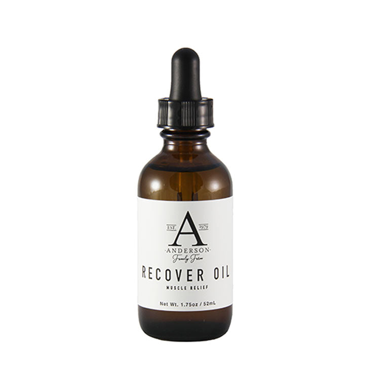 All Natural Recover Oil for Sore Muscles - Anderson Family Farm